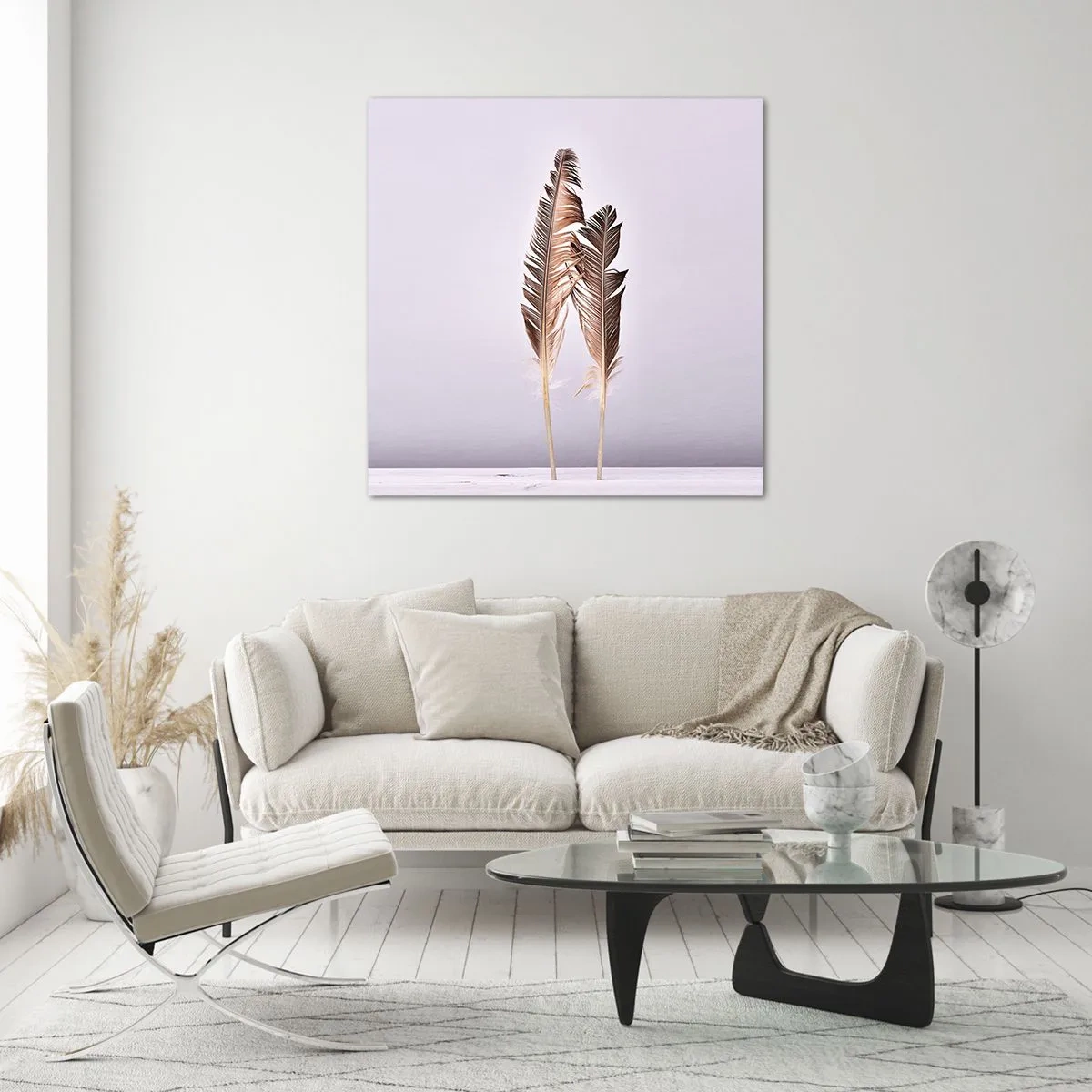 Glasbild - Bild auf glas - Gegen das Nichts - 70x70 cm