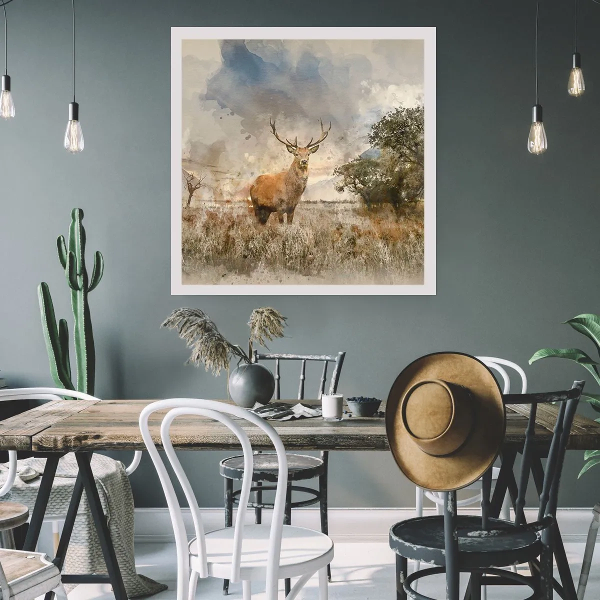 Poster - Würde – Stärke – Würde - 40x40 cm