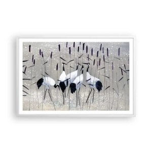 Poster in einem weißen Rahmen - Unter ihren eigenen - 91x61 cm