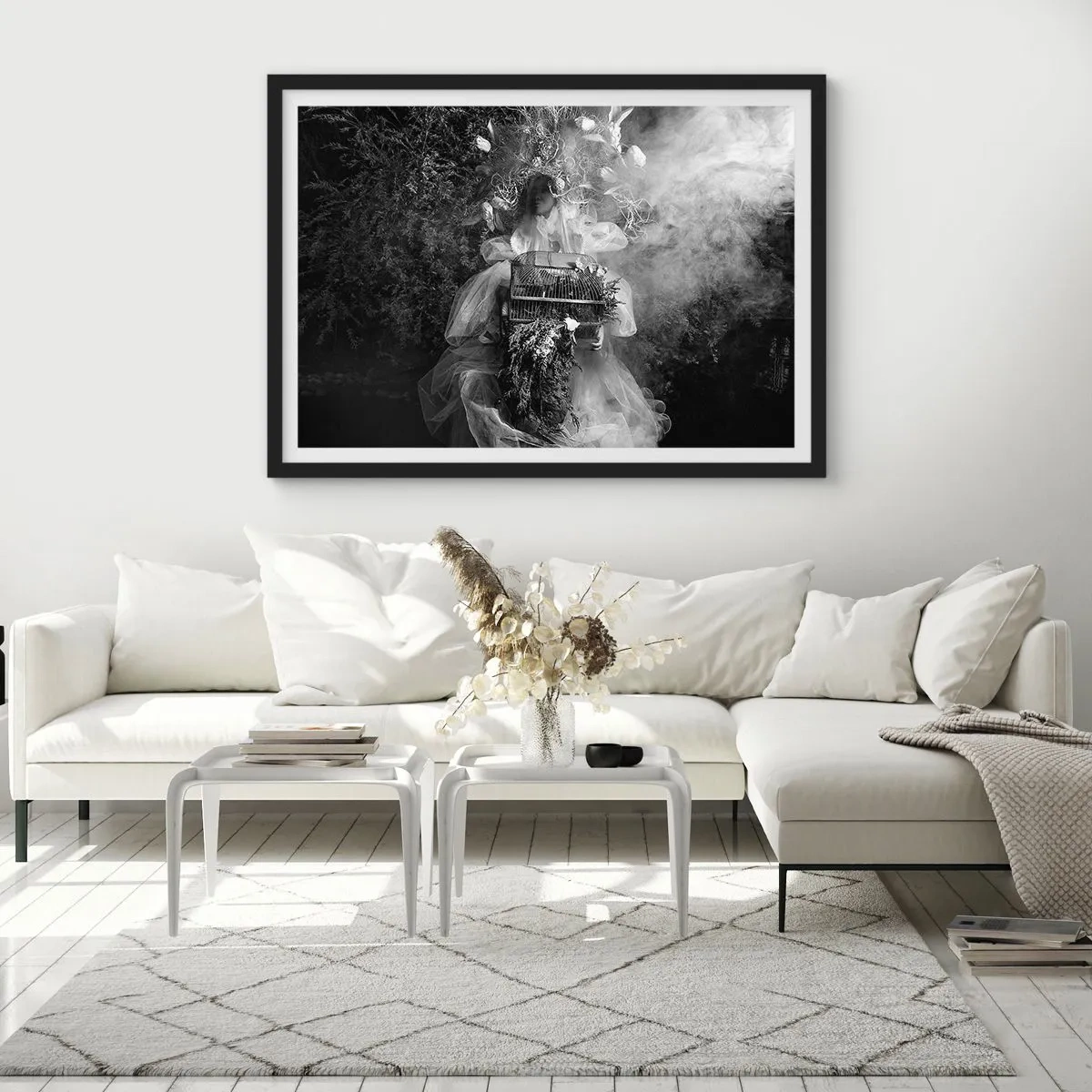 Poster in einem schwarzem Rahmen - Mutter selbst - Natur - 40x30 cm