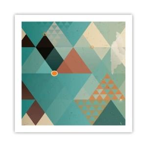 Poster - Einheit der Vielheit, Vielheit der Einheit - 60x60 cm