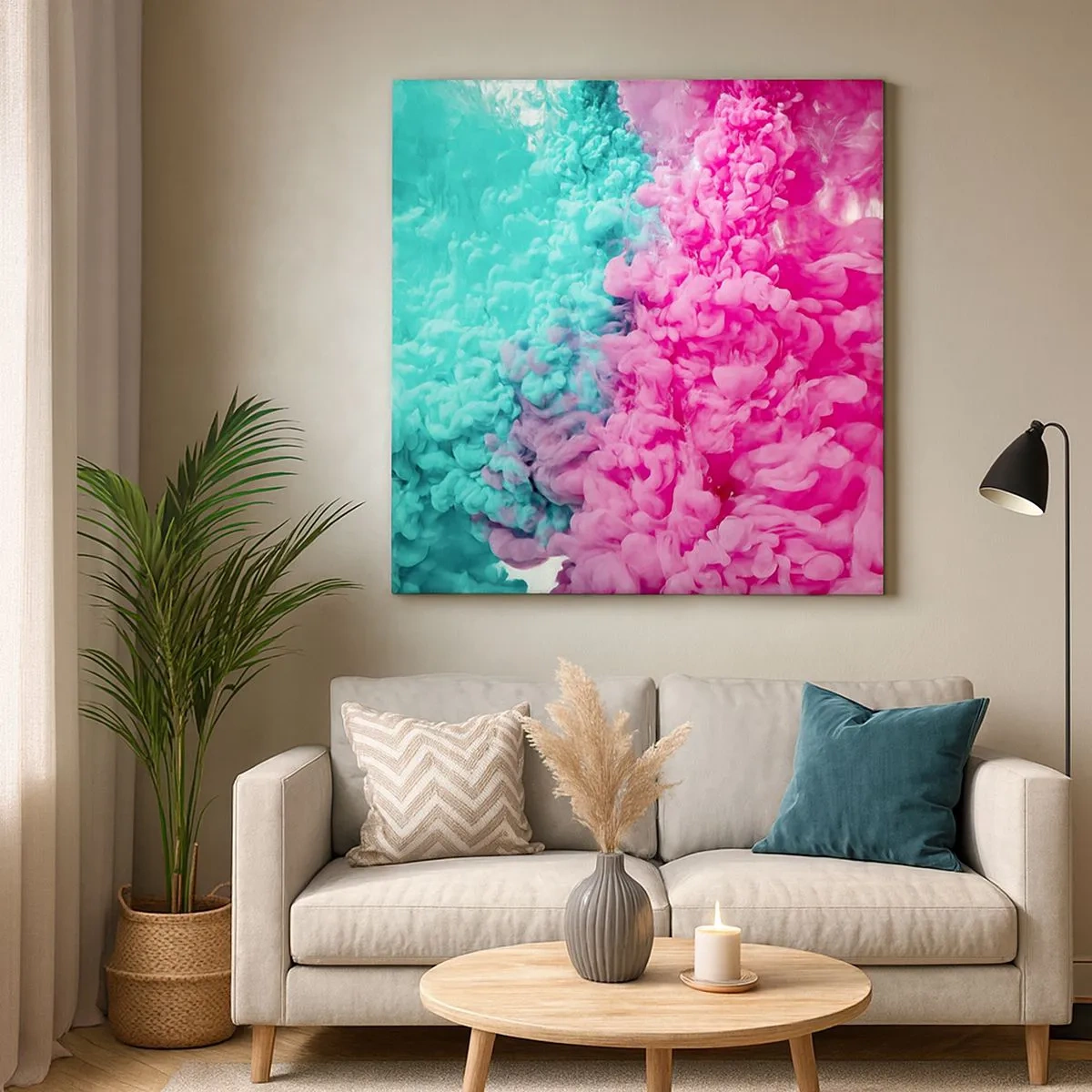 Bild auf Leinwand - Leinwandbild - Letzte Begegnung - 30x30 cm