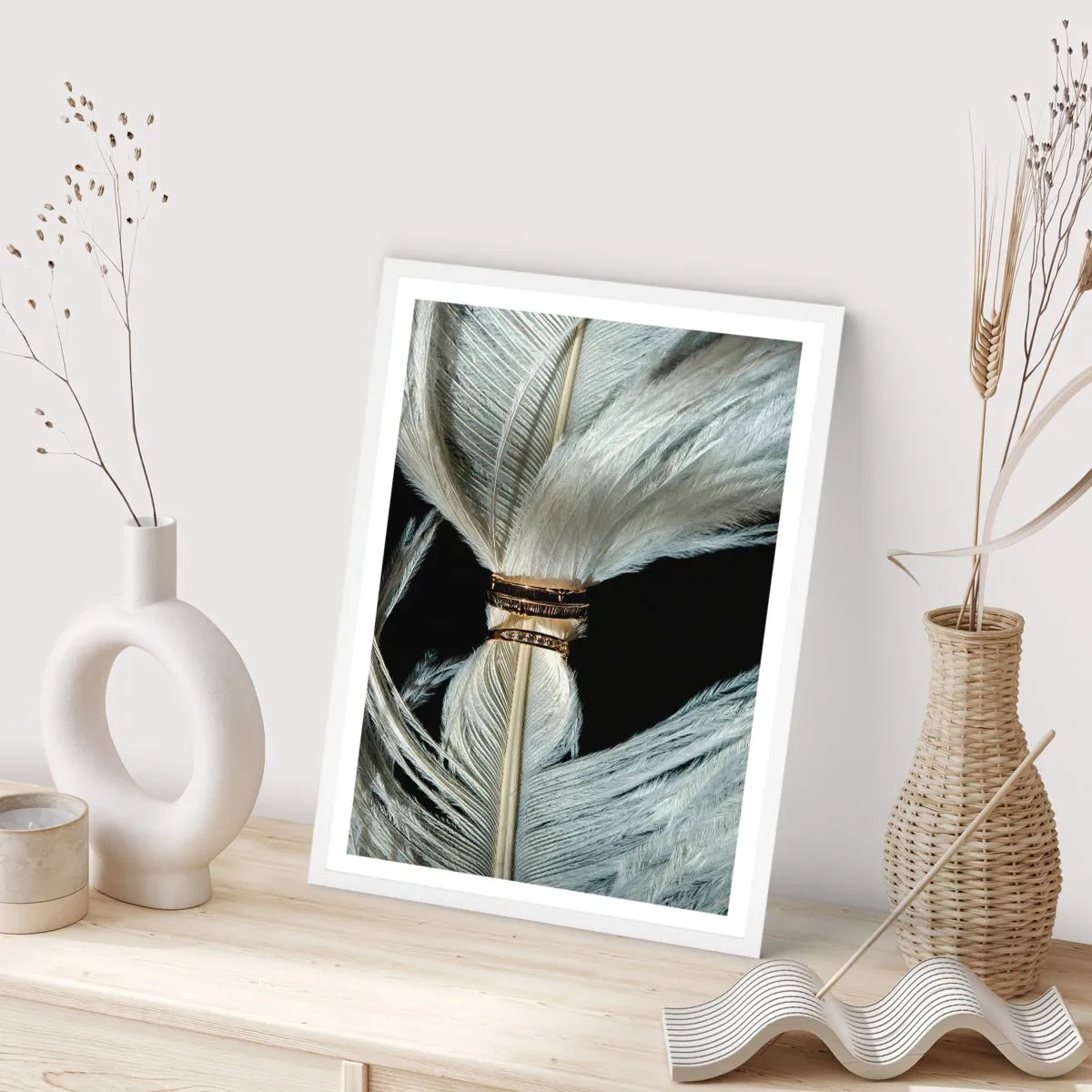 Poster in einem weißen Rahmen - ... und ich werde dich nicht verlassen ... - 70x100 cm