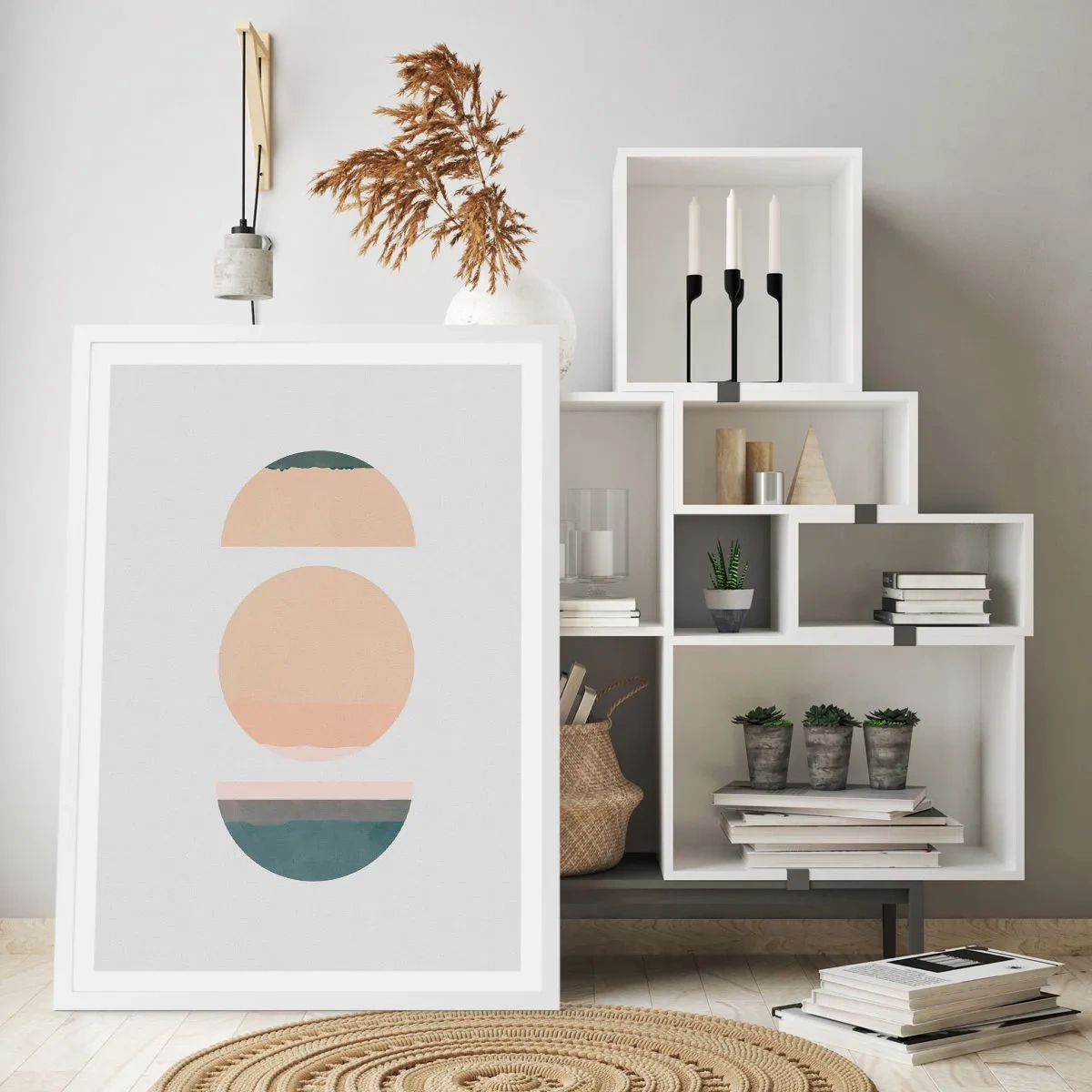 Poster in einem weißen Rahmen - Ein Rad hinter dem anderen… - 40x50 cm