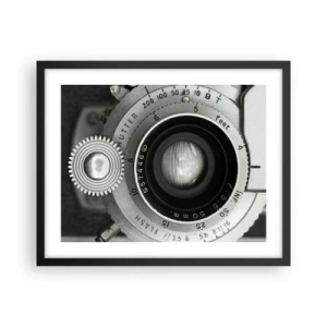 Poster in einem schwarzem Rahmen - Eine Story über Hollywood - 50x40 cm