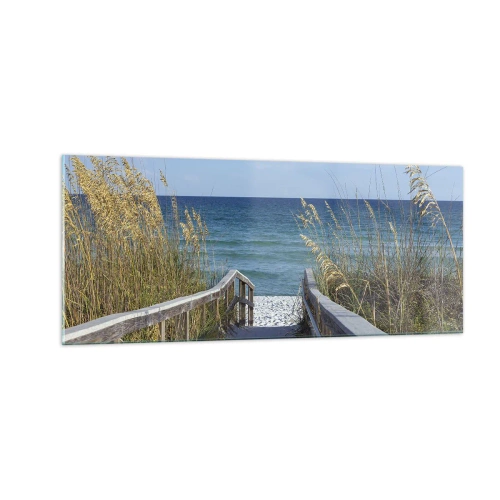 Glasbild - Bild auf glas - In der Sonne, im Wind - 100x40 cm