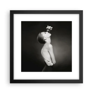 Poster in einem schwarzem Rahmen - Exzentrische Eleganz - 30x30 cm