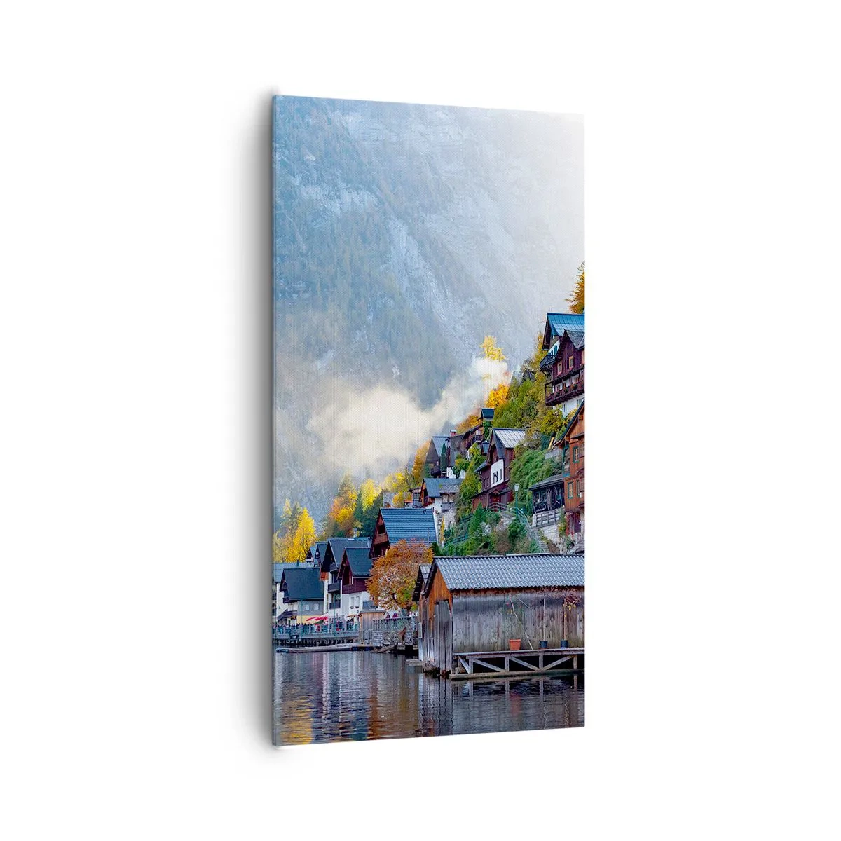 Bild auf Leinwand - Leinwandbild - Alpenatmosphäre - 65x120 cm