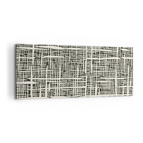 Bild auf Leinwand - Leinwandbild - Gewebte Komposition - 100x40 cm