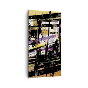 Bild auf Leinwand - Leinwandbild - Ein scharfer Schnitt - 65x120 cm