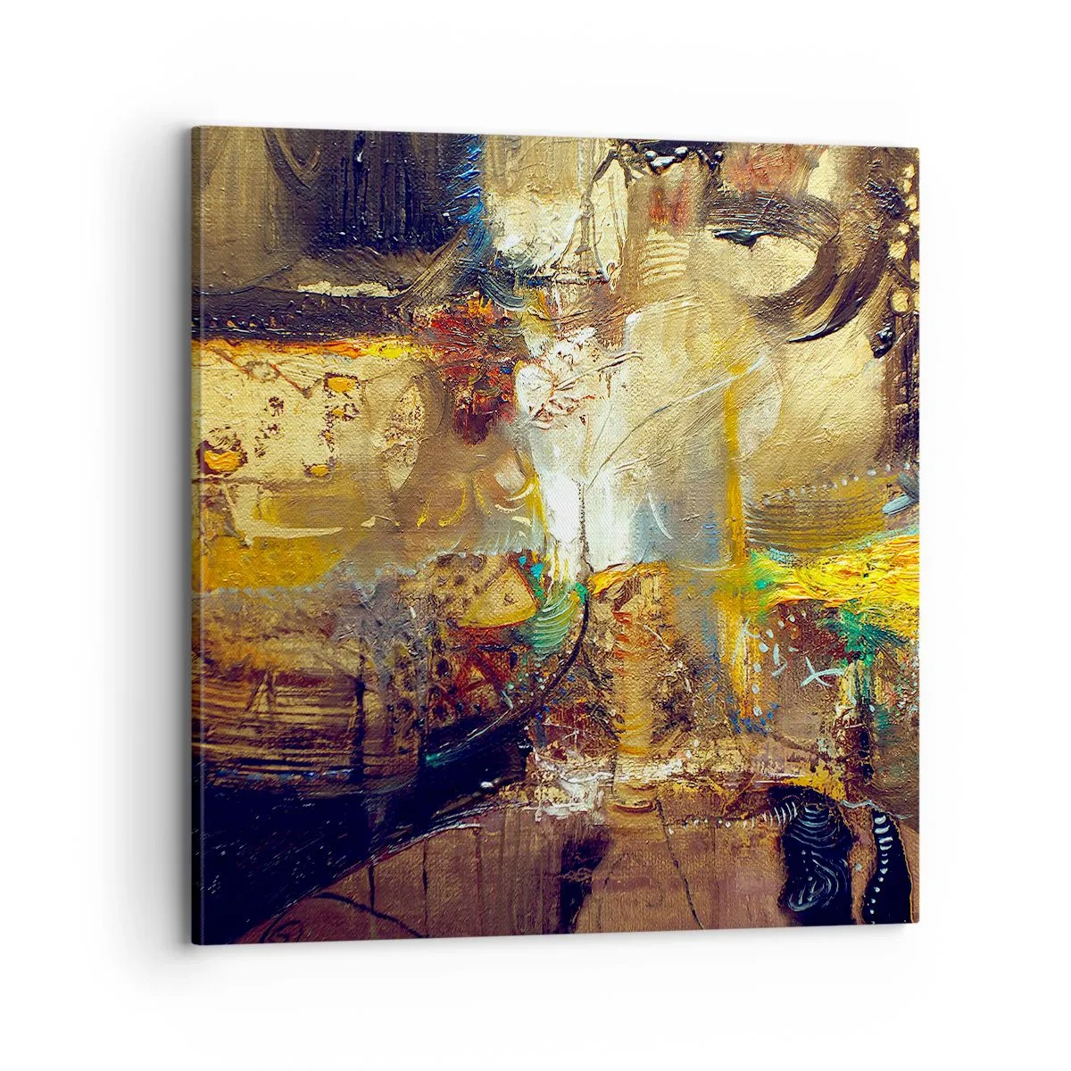 Bild auf Leinwand - Leinwandbild - Kalt, wärmer, heiß - 70x70 cm