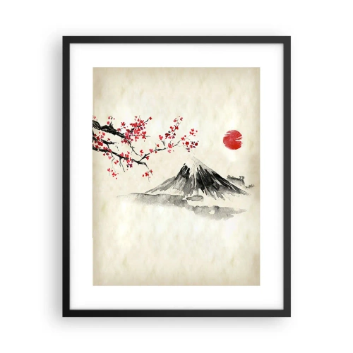 Poster in einem schwarzem Rahmen - Liebe Japan - 40x50 cm