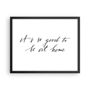 Poster in einem schwarzem Rahmen - Die ganze Wahrheit - 50x40 cm