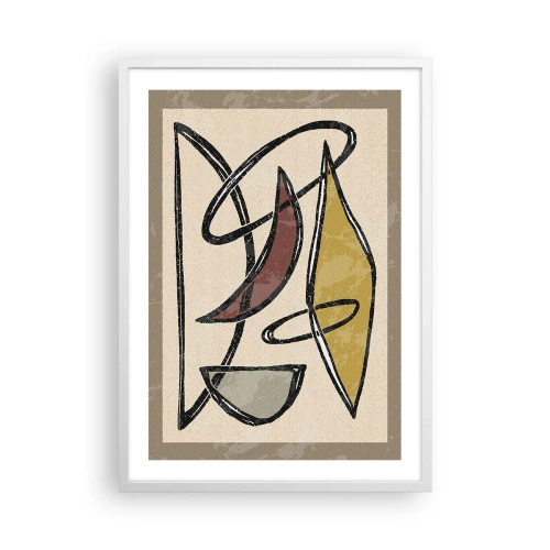 Poster in einem weißen Rahmen - Vertikale und Horizontale - 50x70 cm