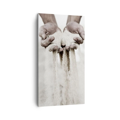 Bild auf Leinwand - Leinwandbild - Mit diesen Händen… - 45x80 cm