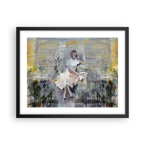 Poster in einem schwarzem Rahmen - Klassisch und modern - 50x40 cm