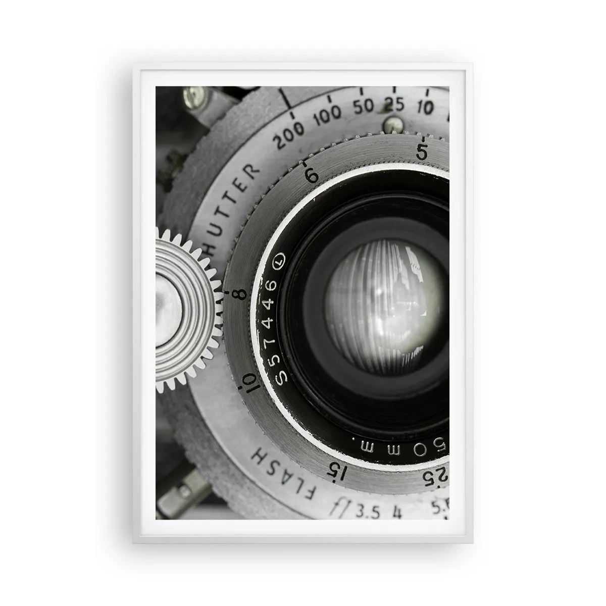 Poster in einem weißen Rahmen - Eine Story über Hollywood - 70x100 cm