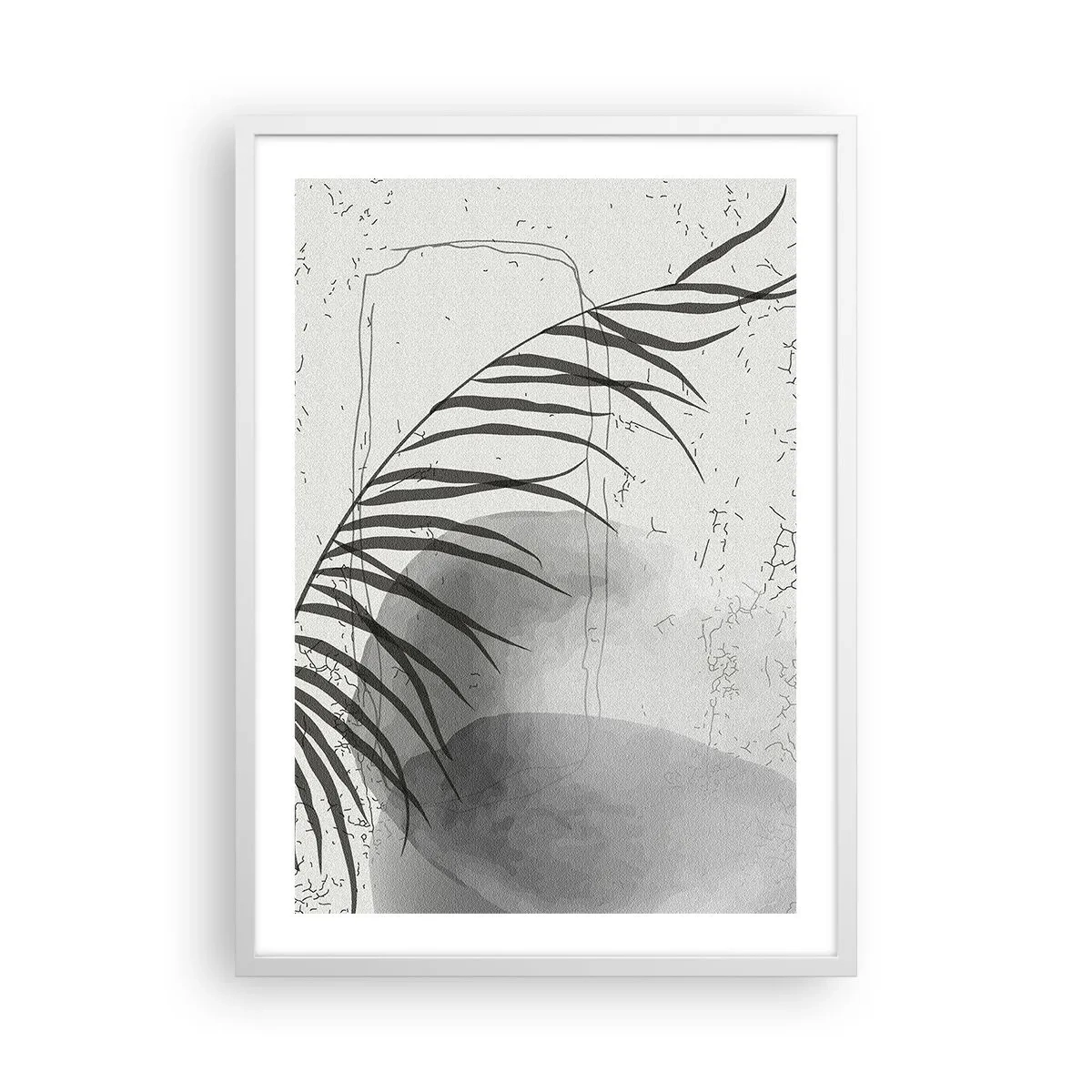 Poster in einem weißen Rahmen - Subtile Exotik der Natur - 50x70 cm