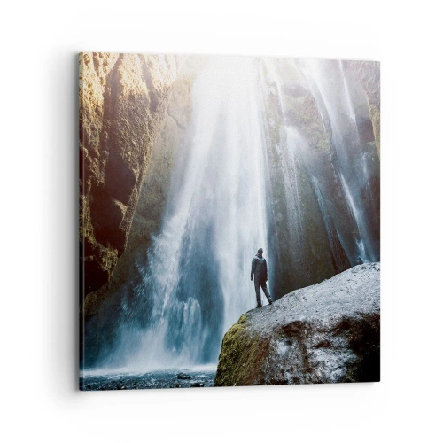 Bild auf Leinwand - Leinwandbild - Wiederherstellung der Proportionen - 70x70 cm