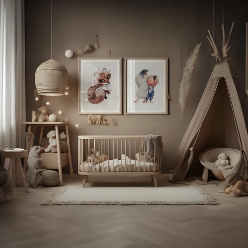 Beige kids space - Inspiration für ein Kinderzimmer