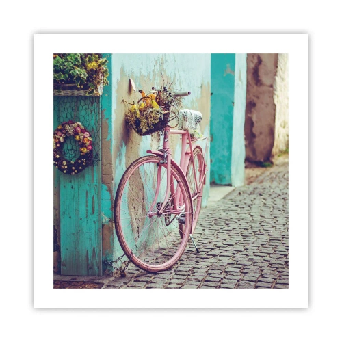 Poster - Ich komme gleich wieder - 50x50 cm