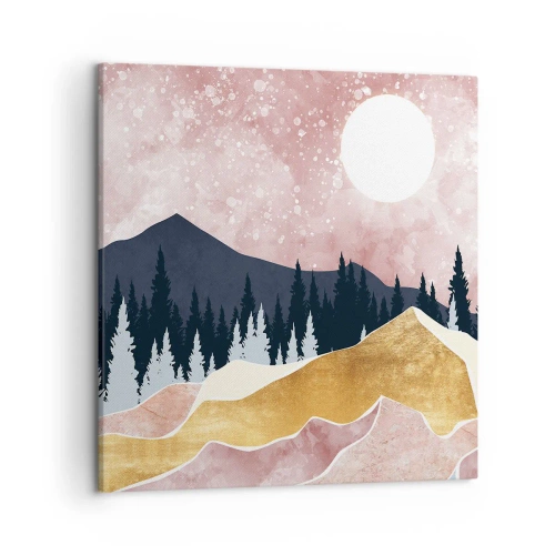 Bild auf Leinwand - Leinwandbild - Nachtwache - 50x50 cm