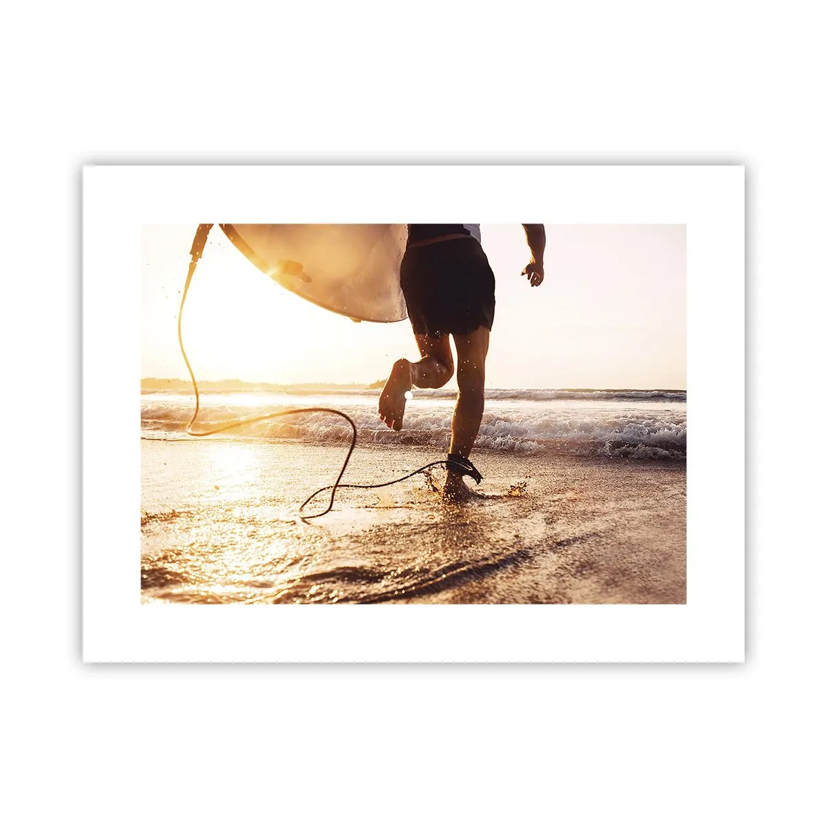 Poster - Um die Welle zu treffen - 40x30 cm