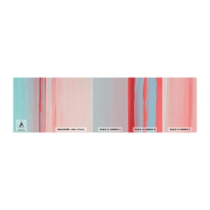 Fototapetenmuster Standard Eco - Abstraktion im Morgengrauen - Pastell, Minimalistisch, Stück - 100x30 cm