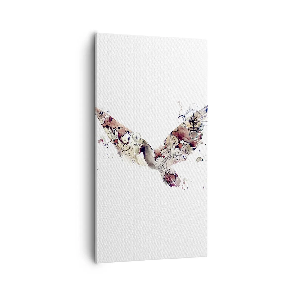 Bild auf Leinwand - Leinwandbild - Ein Overhead-Wanderer - 55x100 cm