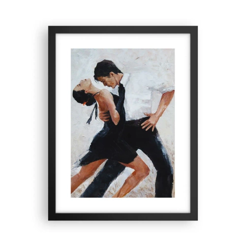 Poster in einem schwarzem Rahmen - Tango meiner Träume und Träume - 30x40 cm