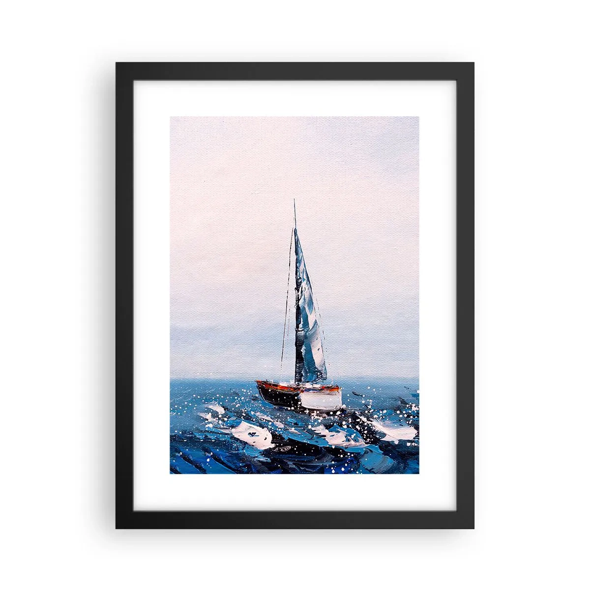 Poster in einem schwarzem Rahmen - Bruderschaft des Windes - 30x40 cm