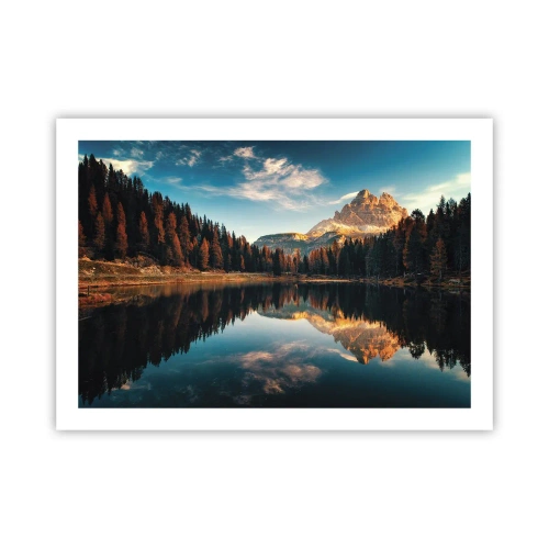 Poster - Doppelte Landschaft - 70x50 cm