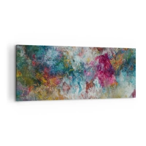 Bild auf Leinwand - Leinwandbild - In voller Blüte - 100x40 cm