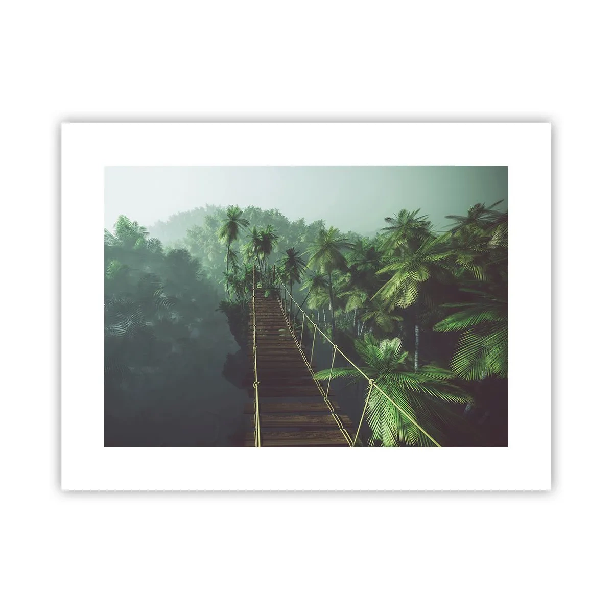 Poster - Über der Brandung des Grüns - 40x30 cm