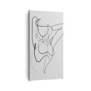 Bild auf Leinwand - Leinwandbild - So, wie du wirklich bist ... - 65x120 cm