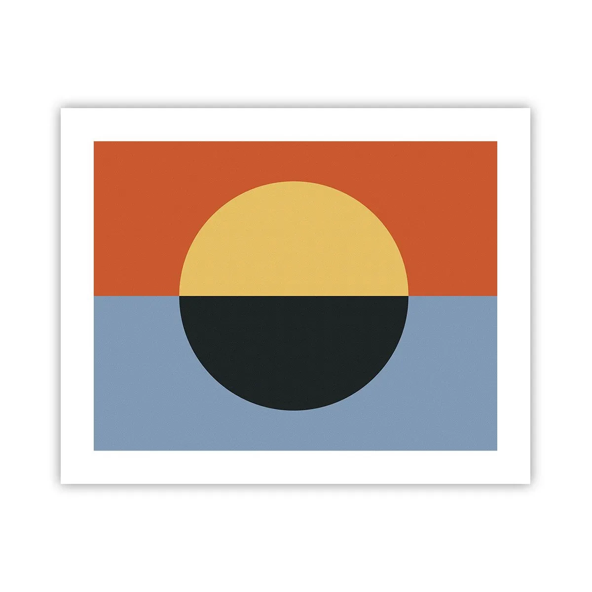 Poster - Eine Komposition aus Wärme und Kühle - 50x40 cm