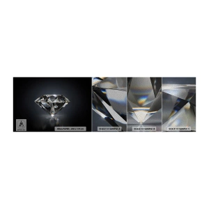 Fototapeten Muster Premium Sand - Beste Freundin - Diamant, Diamant, Edelstein - 100x30 cm