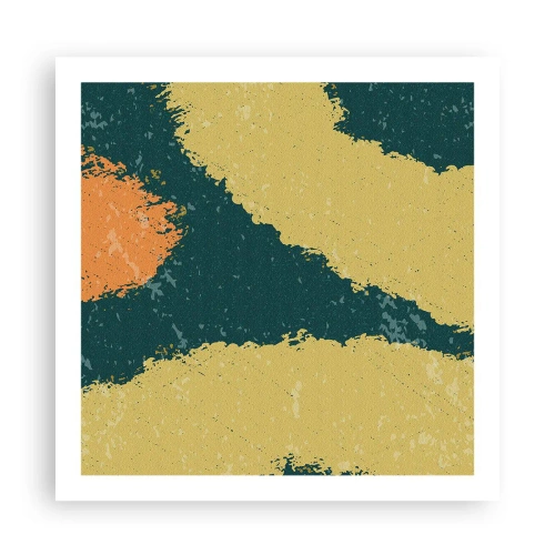 Poster - Abstraktion – langsame Bewegung - 60x60 cm