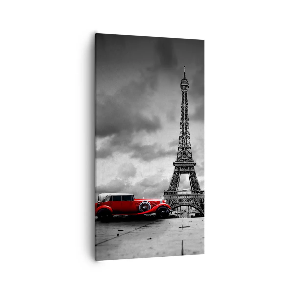 Bild auf Leinwand - Leinwandbild - Vor nicht allzu langer Zeit in Paris - 65x120 cm