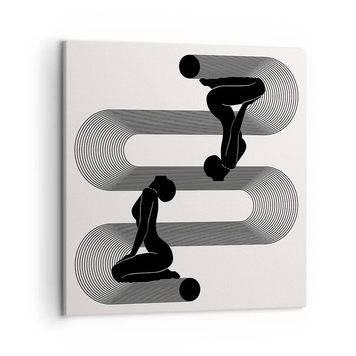 Bild auf Leinwand - Leinwandbild - Sinnliche Symmetrie - 50x50 cm