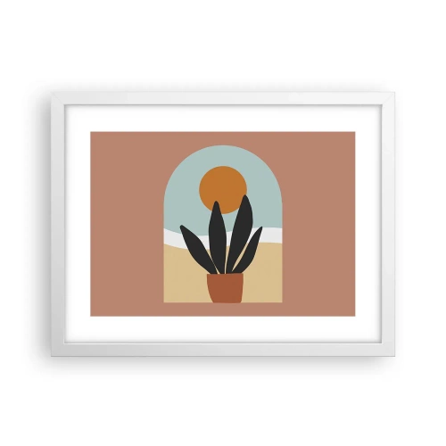 Poster in einem weißen Rahmen - Kleine Freuden - 40x30 cm