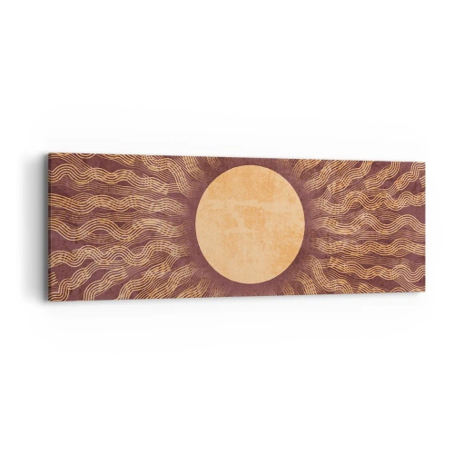 Bild auf Leinwand - Leinwandbild - Sonnensymbol - 90x30 cm