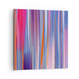 Bild auf Leinwand - Leinwandbild - Aufstieg zum Regenbogen - 60x60 cm