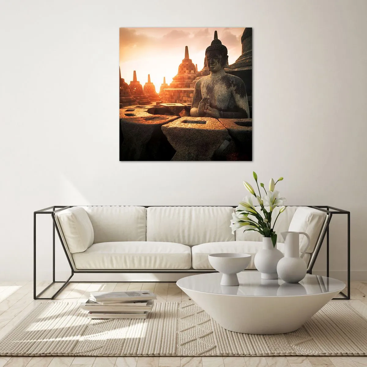 Glasbild - Bild auf glas - Wetter der großen Weisheit - 40x40 cm