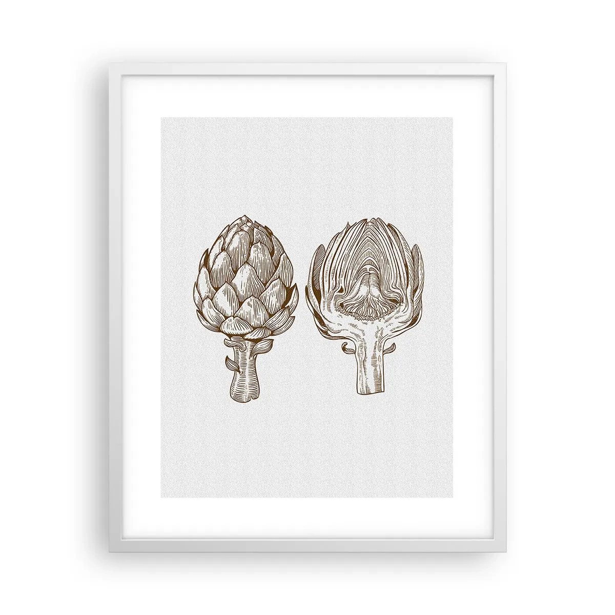 Poster in einem weißen Rahmen - Anatomie-Lektion - 40x50 cm