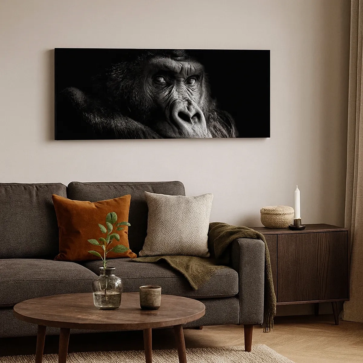 Bild auf Leinwand - Leinwandbild - Und was guckst du so? - 30x30 cm