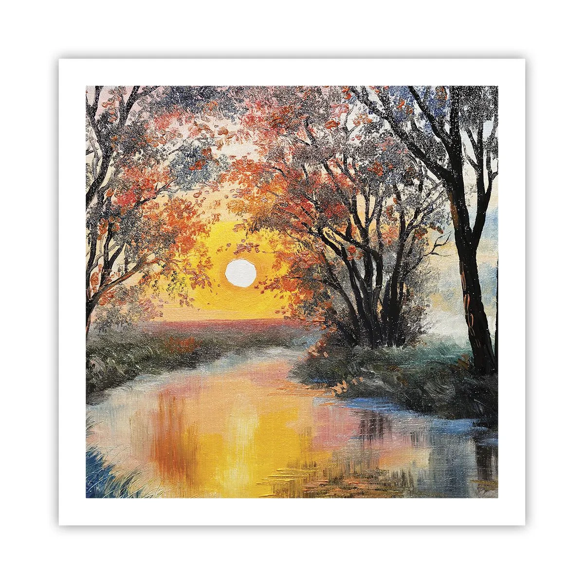 Poster - Herbststimmung - 60x60 cm