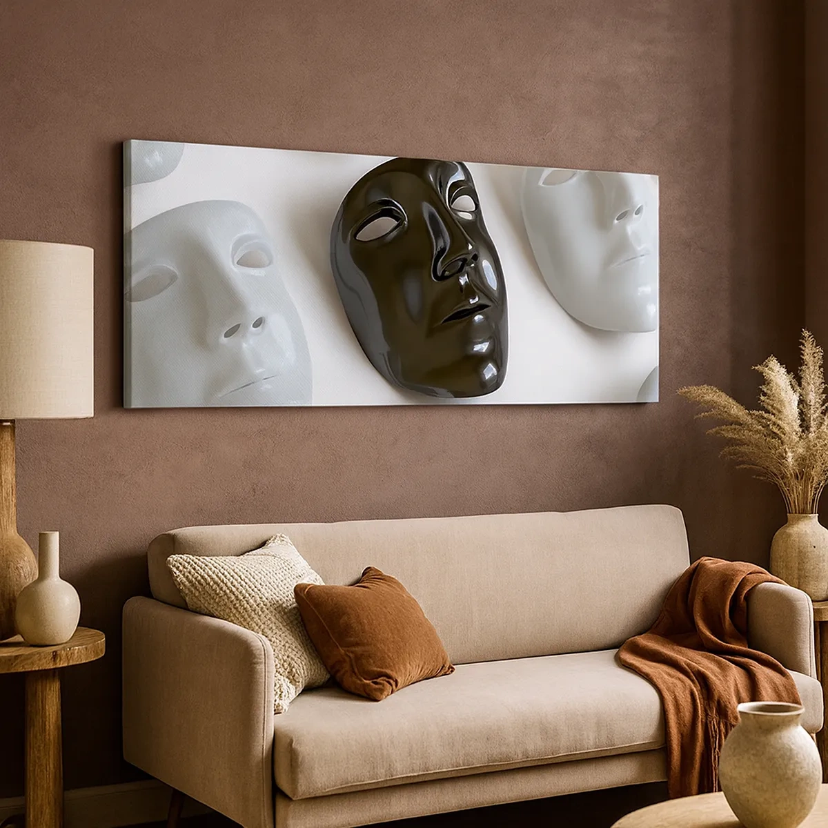 Bild auf Leinwand - Leinwandbild - Wie hebt man sich ab? - 30x30 cm