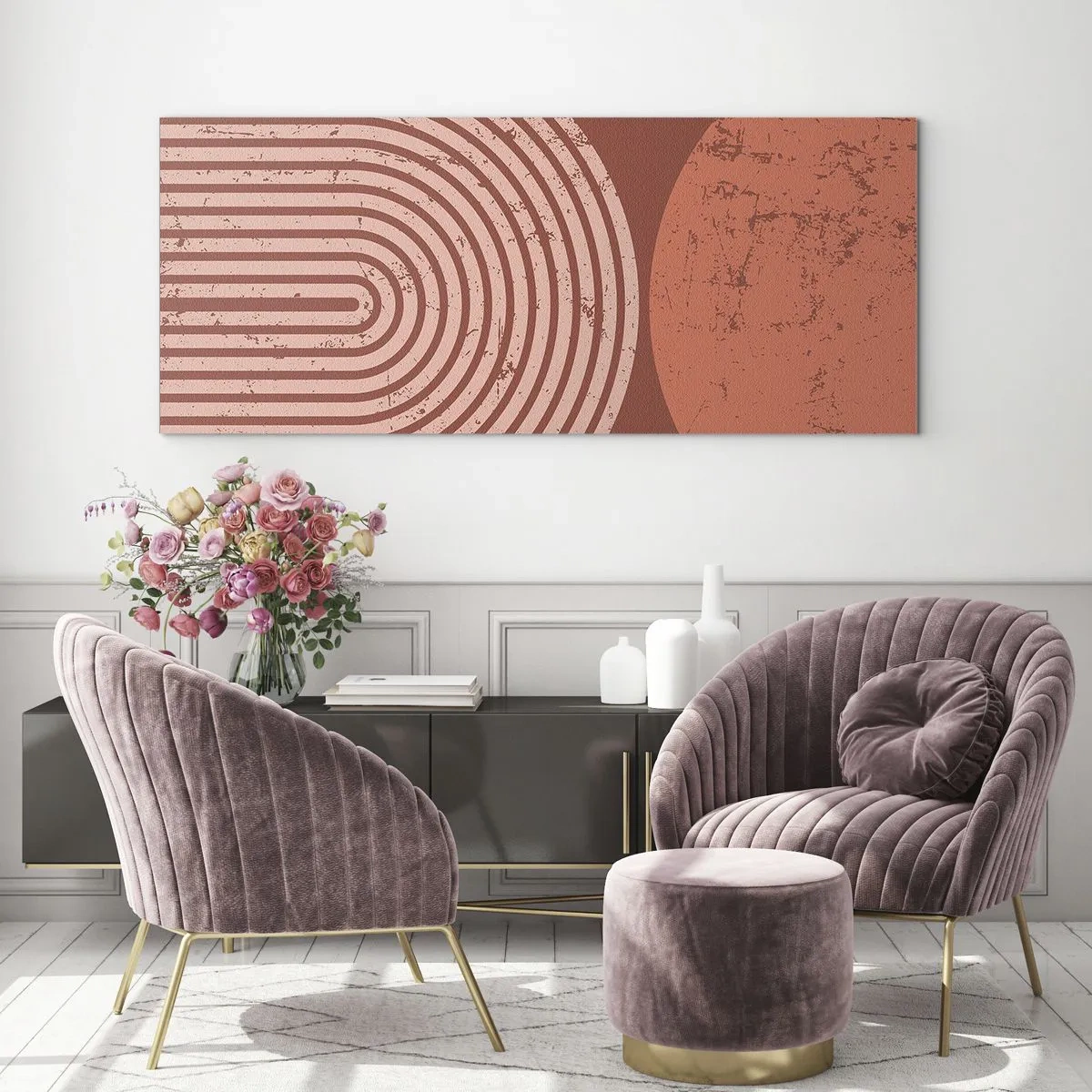 Glasbild - Bild auf glas - Enge Beziehung - 100x40 cm