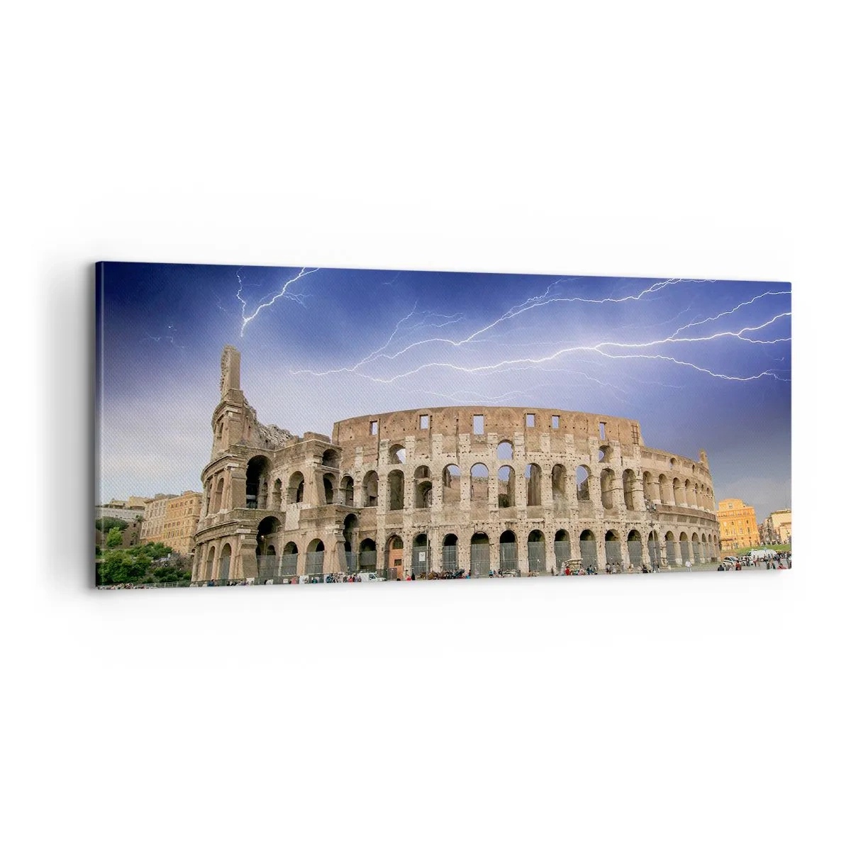 Bild auf Leinwand - Leinwandbild - Kampfarena - 100x40 cm